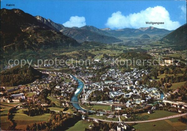 Bad Ischl Salzkammergut Luftaufnahme