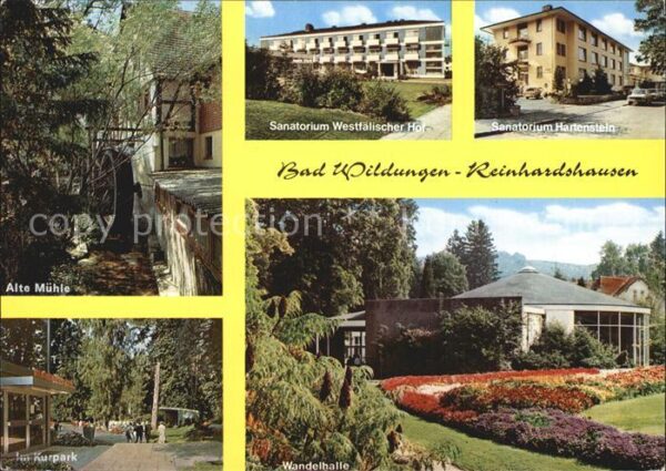 Bad Wildungen Alte Mühle Sanatorium Westfälischer Hof