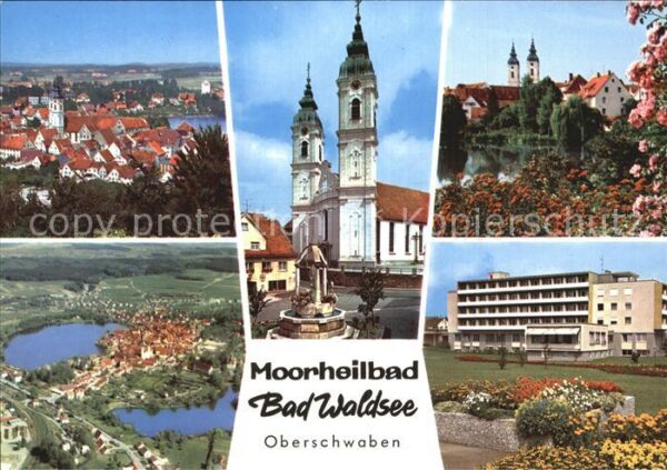 Bad Waldsee Moorheilbad Kirche Panorama Kurklinik L