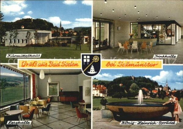 Bad Soden-Salmuenster Kurmittelhaus Lesehalle König Heinrich
