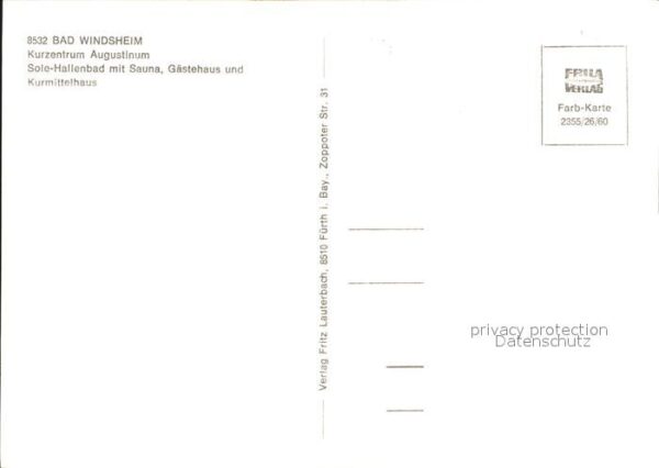 Bad Windsheim Kurzentrum Augustinum – Bild 2