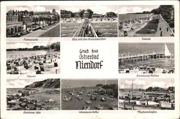 Niendorf Ostseebad Promenade Strand Fischereihafen Brodten