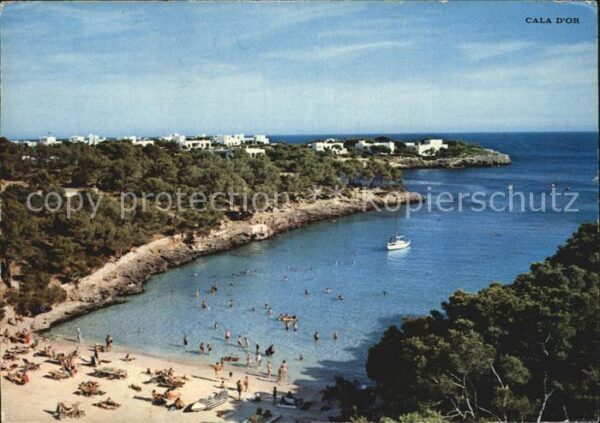 Cala d Or Strand Luftaufnahme