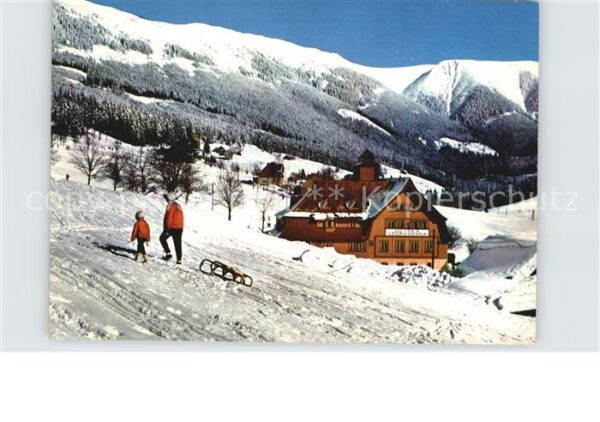 Krkonose Kindererholungsheim Talgrund Winter