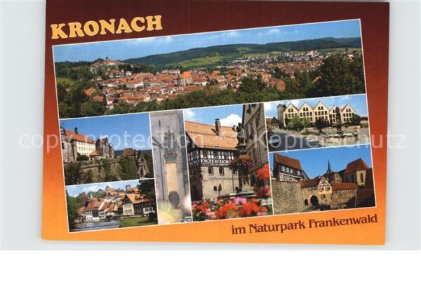 Kronach Oberfranken Panorama Ortsansichten