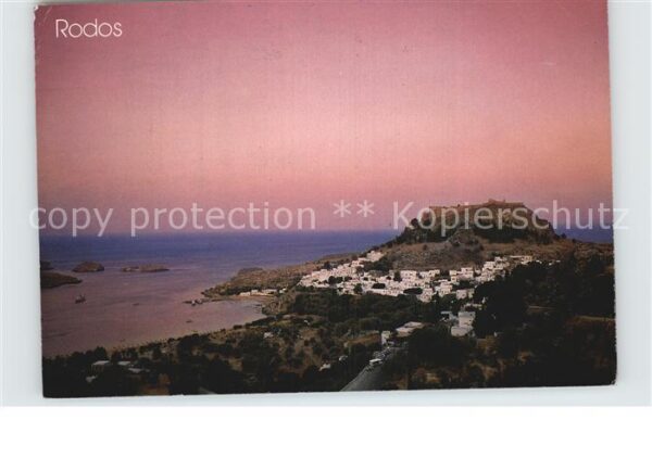 Rhodos Rhodes Aegaeis Panorama
