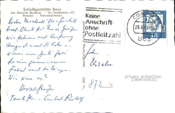 Banz Bad Staffelstein Fliegeraufnahme Schloß – Bild 2