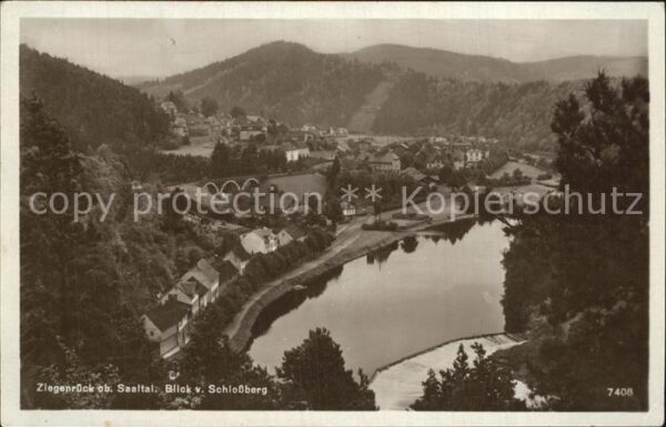 Ziegenrueck Blick vom Schloßberg