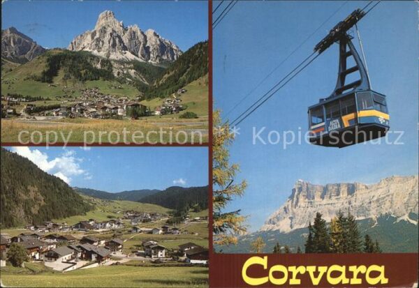 Corvara Pustertal Suedtirol Alta Badia Seilbahn