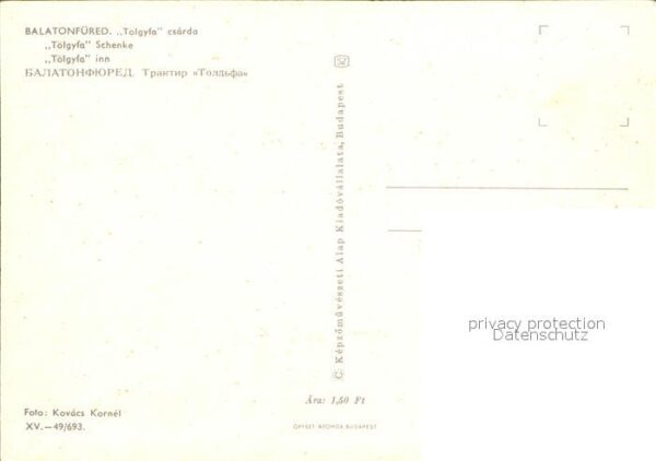 Balatonfuered Csarda Tölgyfa – Bild 2