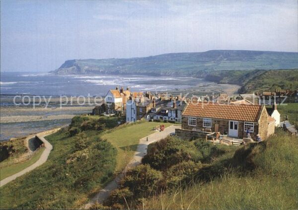 Robin Hoods Bay Häuser am Meer