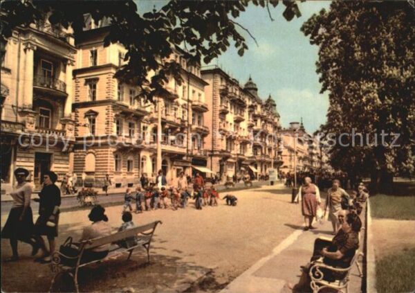 Marianske Lazne Allee der Gewerkschaften