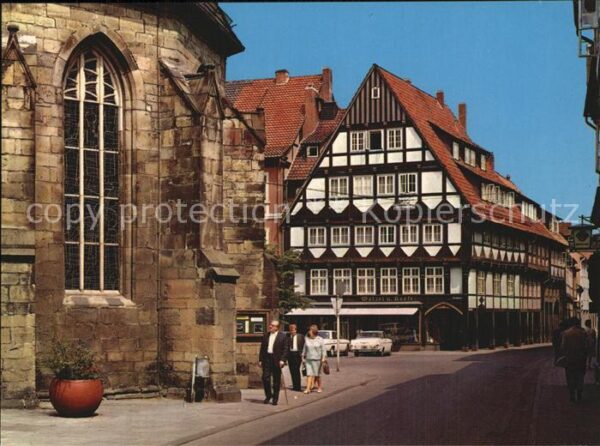 Hameln Weser Pferdemarkt mit Emmernstrasse