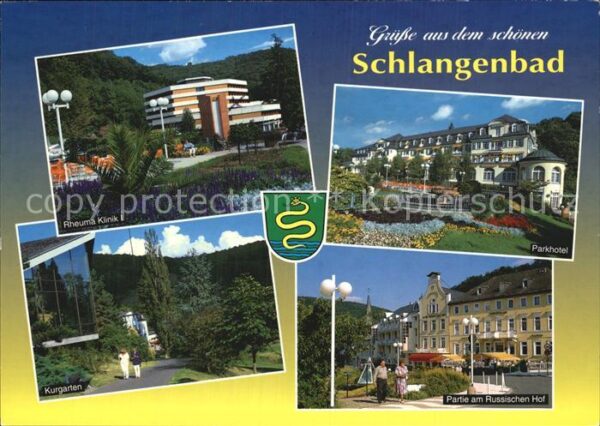 Schlangenbad Taunus Parkhotel Kurgarten Russischer Hof