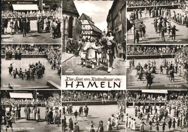 Hameln Weser Kinderreigen Spiel vom Rattenfänger