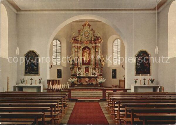 St Peter Schwarzwald Wallfahrtskirche Maria Lindenberg innen