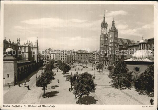Krakau Krakow Tuchhallen Marienkirche