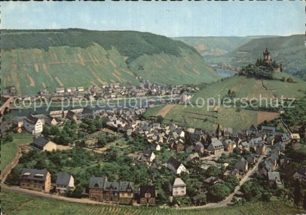Cochem Mosel Fliegeraufnahme Blick von der Umkehr