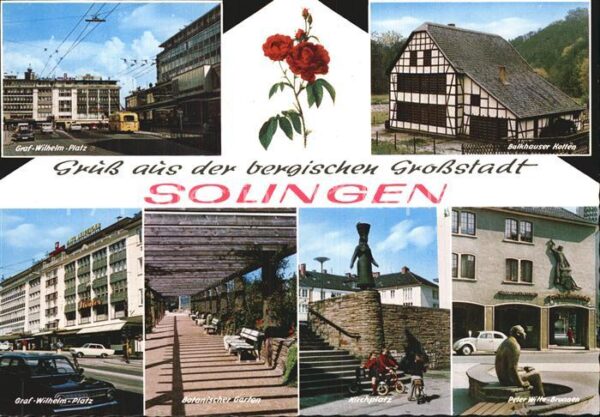 Solingen Graf-Wilhelm-Platz Botanischer-Garten K