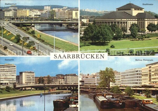 Saarbruecken Saarpartie Berliner-Promenade Stadtthea