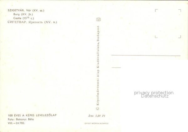 Szigetvar Var Burg 15. Jhdt. Blumenbeet – Bild 2