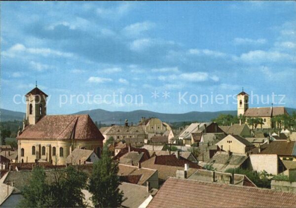 Szentendre Latkep Ortsansicht mit Kirchen