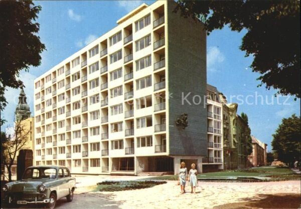 Szeged Koranyi rakpart Koranyi Kai Hochhaus Wo