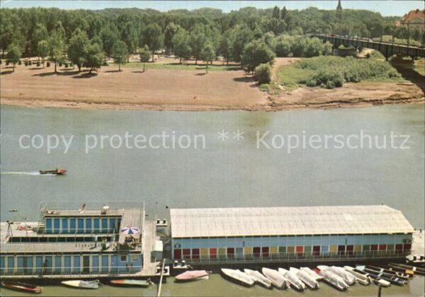 Szeged Tisza part Theissufer Fliegeraufnahme