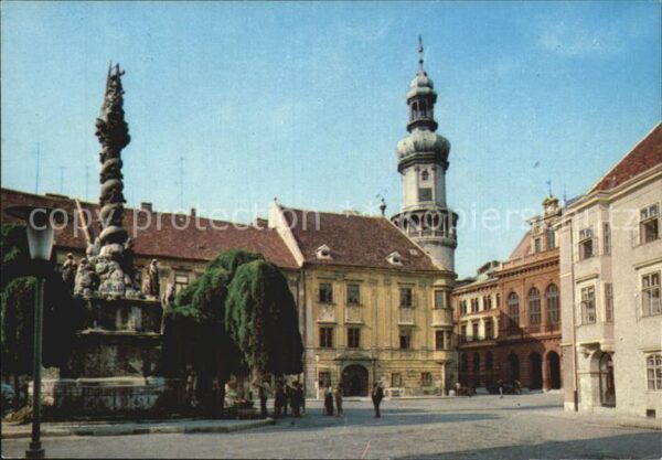 Sopron Oedenburg Beloiannisz ter Beloiannis Platz Monume