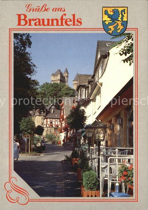 Braunfels Innenstadt Strassencafe Restaurant Schl
