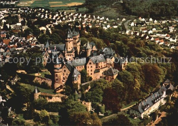 Braunfels Schloss Luftkurort Fliegeraufnahme