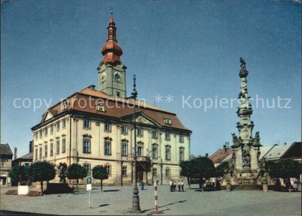 Policka Palackeho namesti Platz Pestsäule