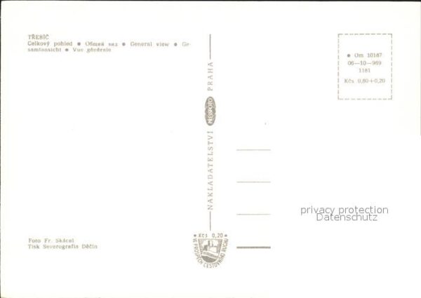 Trebic Trebitsch Celkovy pohled Teilansicht mit Basilika – Bild 2