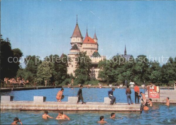 Bojnice Kupalisko Cajka Freibad Schwimmbad Schl