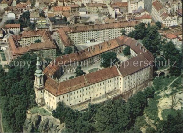 Decin Boehmen Statni zamek Schloss Fliegeraufnahme