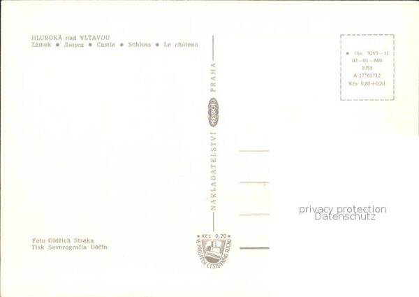Hluboka Vltavou Zamek Schloss – Bild 2
