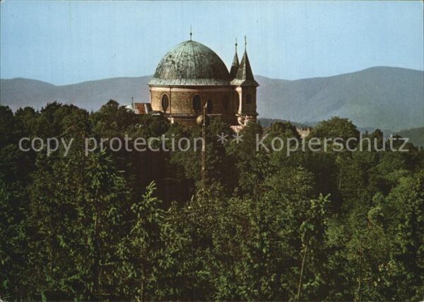 Hostyn Pohled z rozhledny Blick vom Turm Wallf
