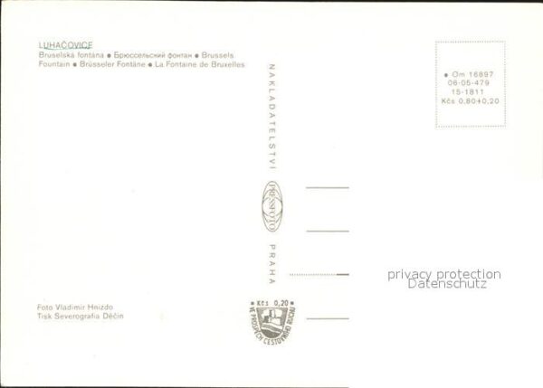 Luhacovice Bruselska fontana Brüsseler Fontäne – Bild 2