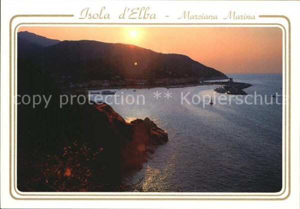 Marciana Marina Luci al tramonto Sonnenuntergang Küste