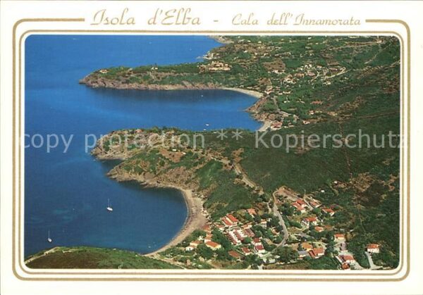 Capoliveri Cala dell Innamorata veduta aerea