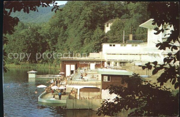 Sovata Lacul Ursu Badesteg am Ursusee