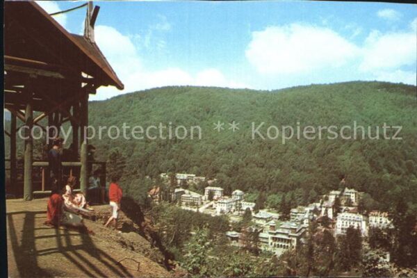 Slanic Moldova Aussichtspunkt Blick ins Tal