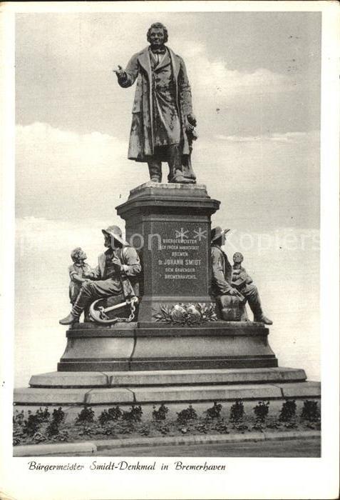 Bremerhaven Bürgermeister Smidt Denkmal Statue