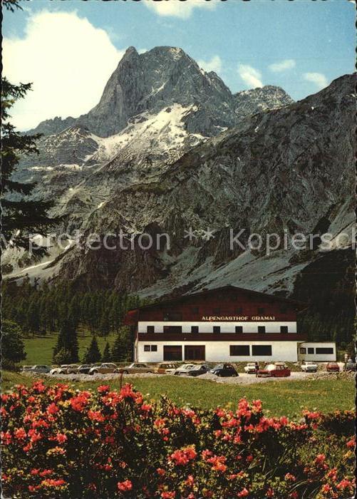 Pertisau Achensee Alpengasthof Gramai gegen Lamsenspitze