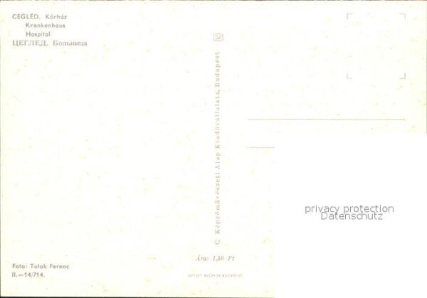 Cegled Korhaz Krankenhaus – Bild 2