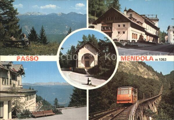 Passo Mendola Mendelpass Gebirgspass Alpenpanorama Ho