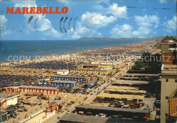Marebello Rimini Panorama Strand Promenade
