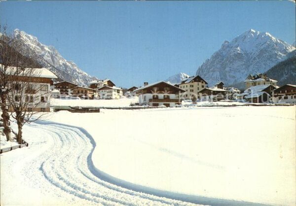 San Vigilio Di Marebbe Monte Sella e Pares Dolomiten Winterpan