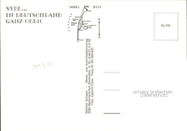 Insel Sylt Fliegeraufnahme – Bild 2