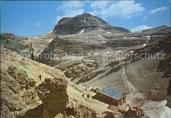 Canazei Rifugio Forcella Pordoi Gruppo Sella Ci